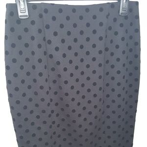 Polka Dot Pencil Skirt